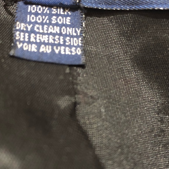 Ralph Lauren Blue Label 100% Silk Black Blazer Jacket w/ Button Closure 8 - Picture 5 of 6